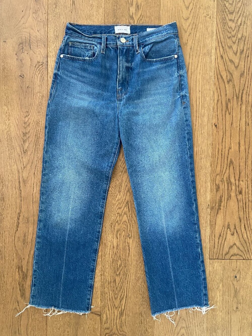 FRAME Denim Le Jane Crop in Del Amo Grind - Picture 3 of 6